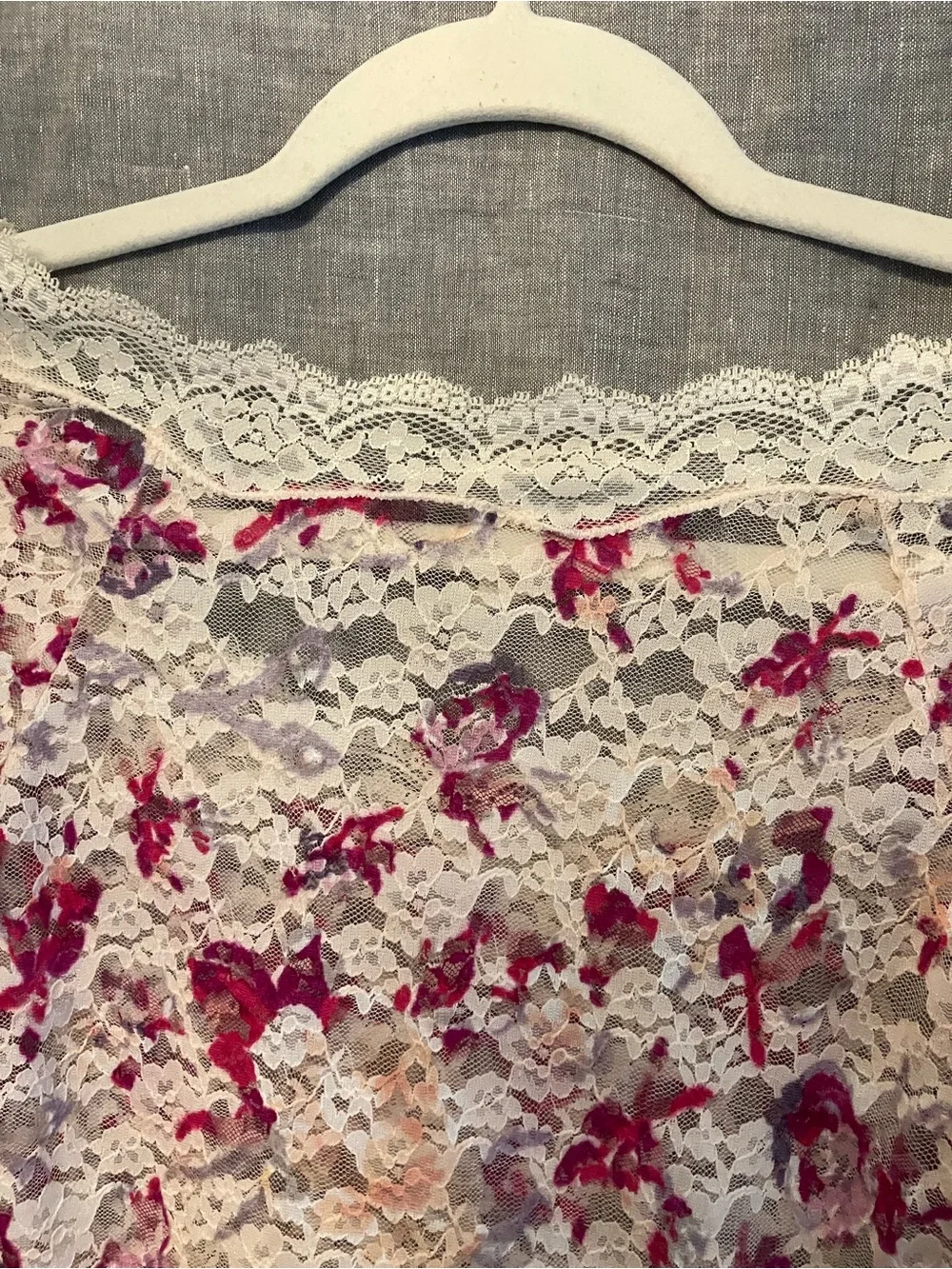 Free People Y2K Lace Layering Top